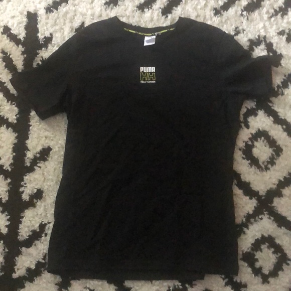 Puma x Helly Hansen Size Large T Shirt Black Neon - Picture 1 of 4